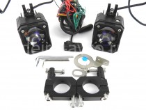 ФАРЫ ЛИНЗА LED DA-M250-100W БЛИЖ/ДАЛЬНИЙ К-КТ 2ШТ