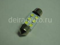 ЛАМПА С/Д FT-1210-6SMD-36MM БЕЛАЯ (2038)