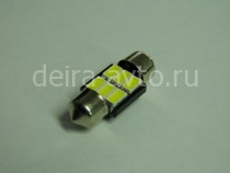 ЛАМПА С/Д FT-5630-6SMD-31MM CANBUS БЕЛАЯ (2089)