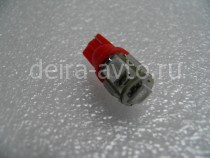ЛАМПА СВЕТОДИОДНАЯ T-10 5 LED КРАСНАЯ (628)