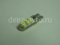 ЛАМПА С/Д T10-2835-12SMD-CRISTAL БЕЛАЯ (2004)