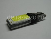 ЛАМПА СВЕТОДИОДНАЯ Т10 12SMD COB БЕЛАЯ (1609)