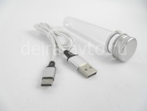 ДАТА КАБЕЛЬ БЫСТРОЙ ЗАРЯДКИ USB A - TYPE C БЕЛЫЙ CCCUCW