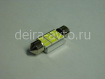 ЛАМПА С/Д FT-5630-9SMD-36MM CANBUS БЕЛАЯ (2092)