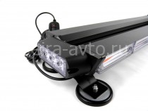 БАЛКА ПРОБЛЕСКОВАЯ ЧЕТЫРЕХСТОРОННЯЯ XD402-7P 80СМ ЖЕЛТАЯ 9-30V