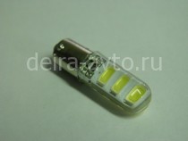 ЛАМПА С/Д BA9S-5730-6SMD-CRISTAL БЕЛАЯ (2007)