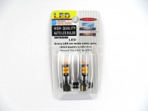 ЛАМПЫ С/Д T-10 12V 10SMD CANBUS (LL010) ORANGE К-КТ 2шт