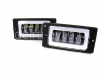 ФАРЫ 1РЕЖИМ БЕЛЫЕ LED FT-40W DRL WHITE/YELLOW РЕГУЛИРУЕМАЯ К-КТ 2ШТ