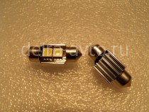 ПОДСВЕТКА САЛОНА 2SMD-31ММ 5050 БЕЛАЯ (1108)