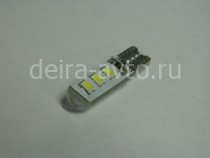 ЛАМПА С/Д T-10-3528-6SMD-CRYSTAL БЕЛАЯ (2011)