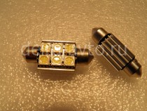 ПОДСВЕТКА САЛОНА 6SMD-36ММ БЕЛАЯ (1109)
