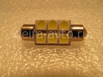 ПОДСВЕТКА САЛОНА 6SMD-36ММ 5050 БЕЛАЯ (1106)