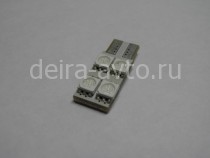 ЛАМПА С/Д Т10 4 LED 5050 КРАСНАЯ (1058)