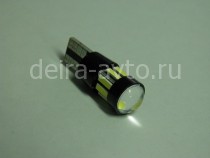 ЛАМПА С/Д T10-7014-10SMD-CANBUS БЕЛАЯ (2070)