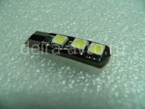 ЛАМПА СВЕТОДИОДНАЯ T-10 6 LED БЕЛАЯ (422)