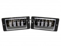 ФАРЫ LED YT-40W WHITE/YELLOW ВРЕЗНАЯ К-КТ 2ШТ