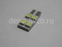 ЛАМПА С/Д Т10 4 LED 5050 БЕЛАЯ (1643)