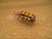 ЛАМПА СВЕТОДИОДНАЯ T-10 25 LED БЕЛАЯ (1054)