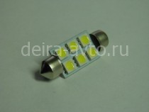 ЛАМПА С/Д FT-5050-6SMD39MM БЕЛАЯ (2046)