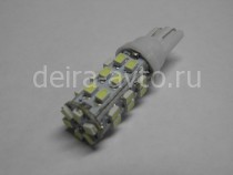 ЛАМПА СВЕТОДИОДНАЯ T10 30LED 1206 БЕЛАЯ (1629)